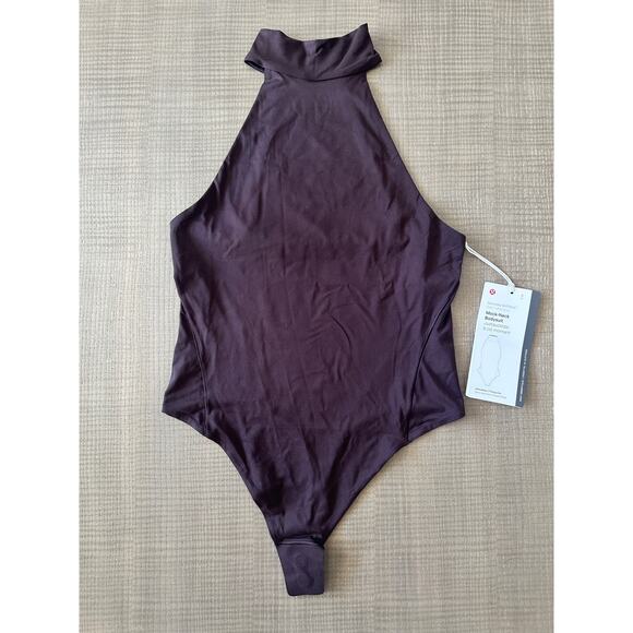 lululemon athletica Tops - Lululemon Wundermost Ultra-Soft Nulu Mockneck Sleeveless Bodysuit Sz S Brand New